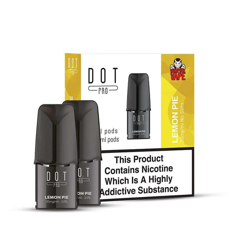 Vampire Vape Dot Pro Refill Pods - Lemon Pie - (2 x 2ml)