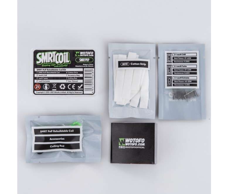 Wotofo PnP SMRT Rebuildable Coil Kit