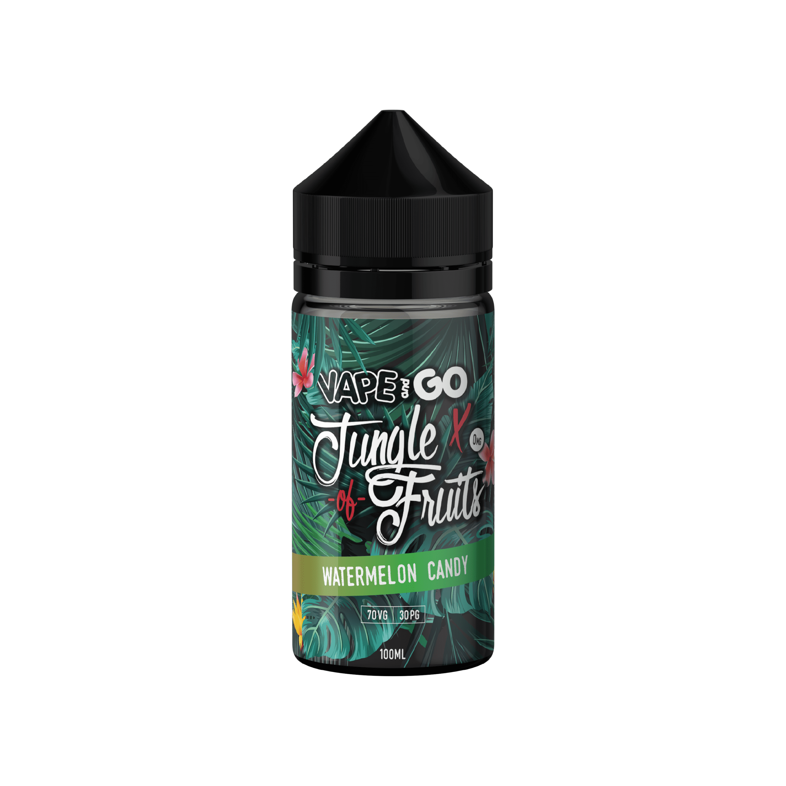 Watermelon Candy Shortfill E-Liquid by Vape and Go Jungle Fruits 100ml