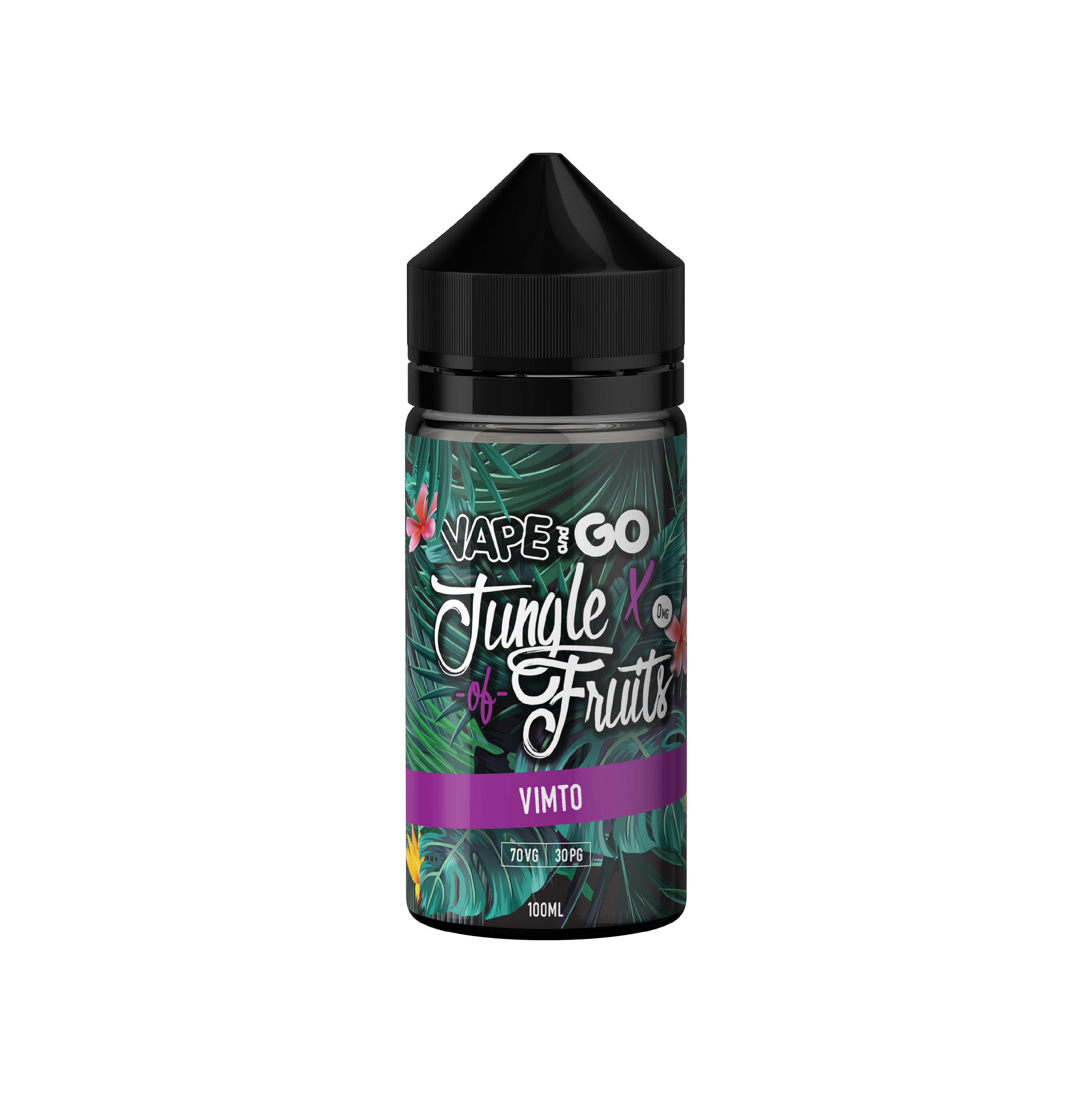 Vimto Shortfill E-Liquid by Vape and Go Jungle Fruits 100ml (Expiry Jan 2025)