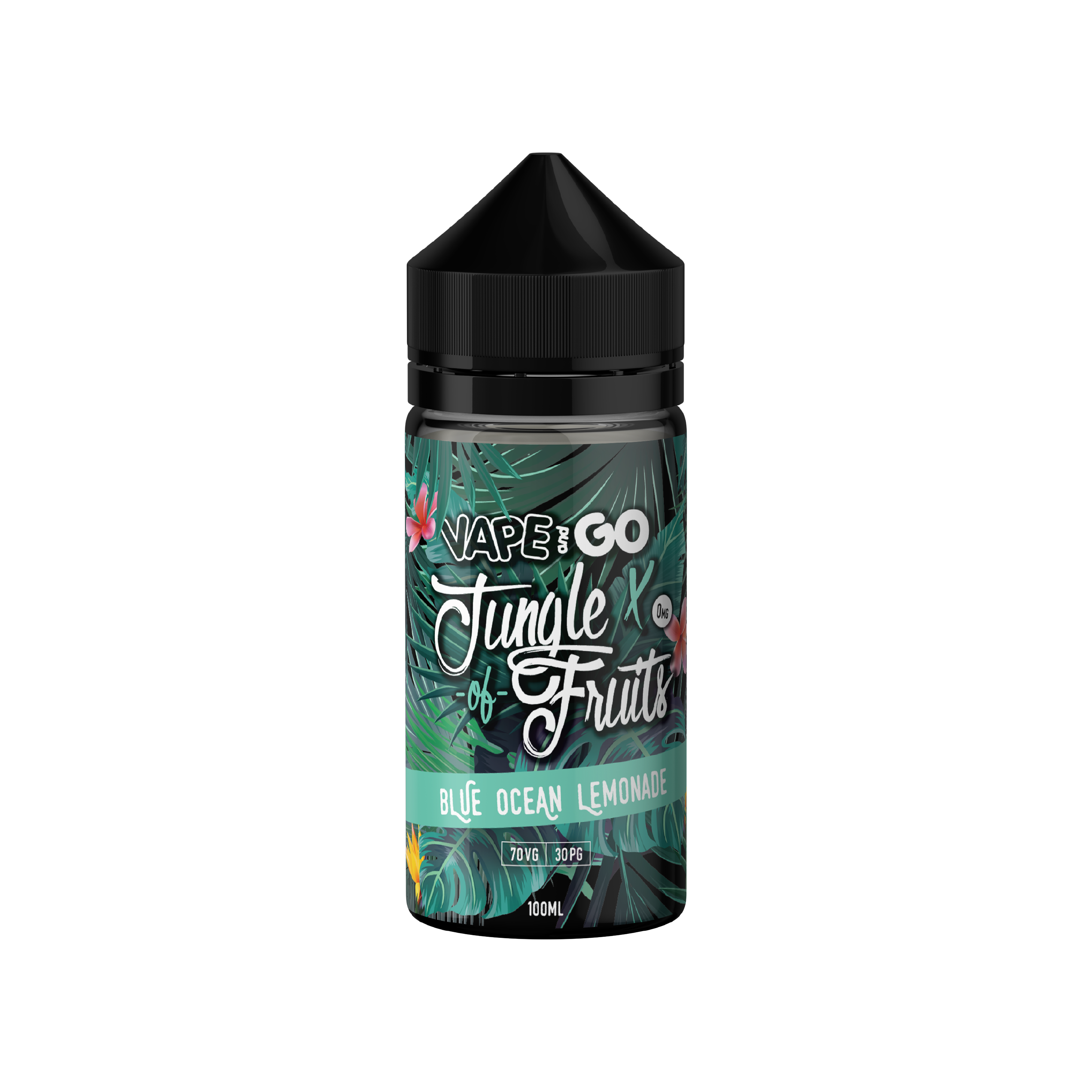 Blue Ocean Lemonade Shortfill E-Liquid by Vape and Go Jungle Fruits 100ml