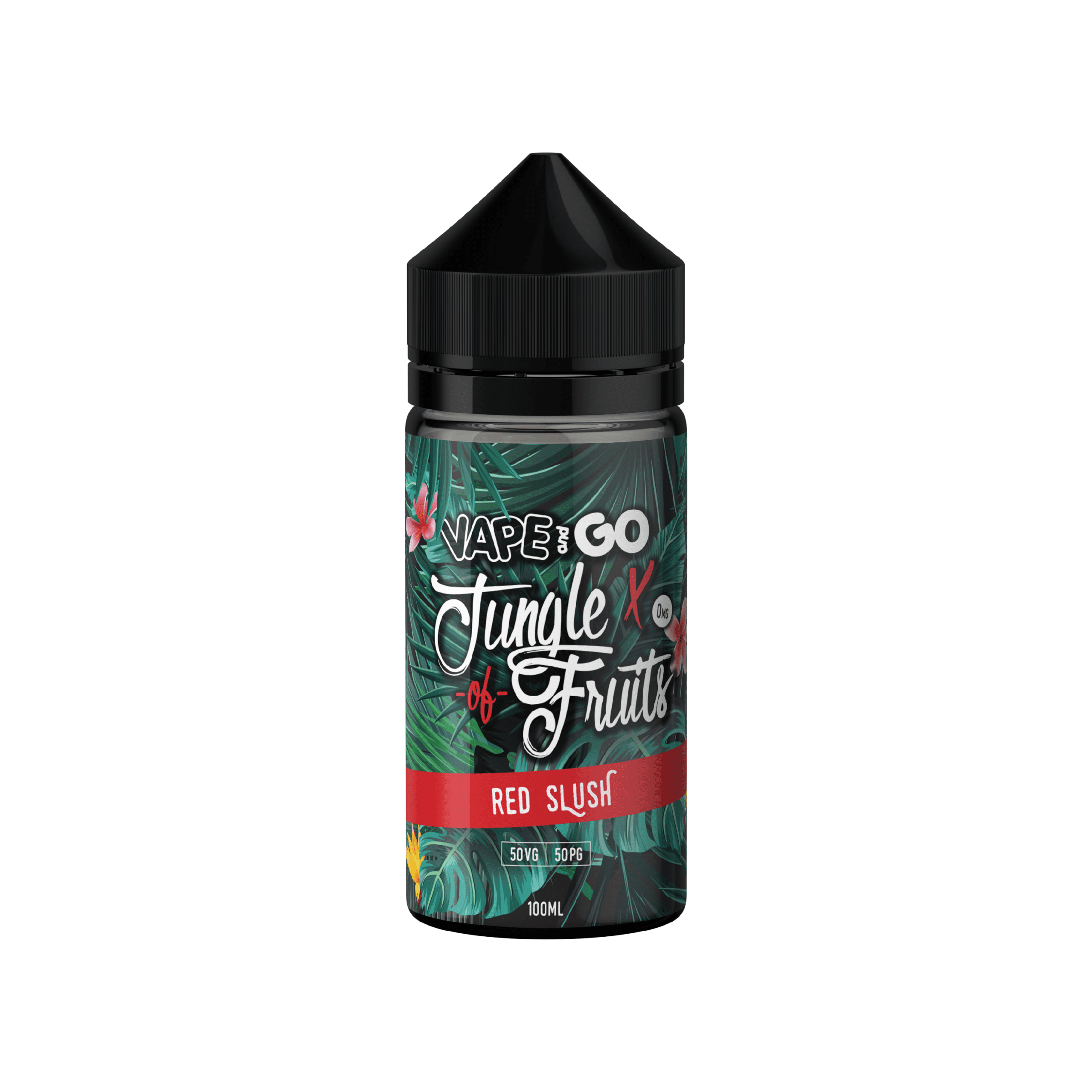 Red Slush Shortfill E-Liquid by Vape and Go Jungle Fruits 100ml