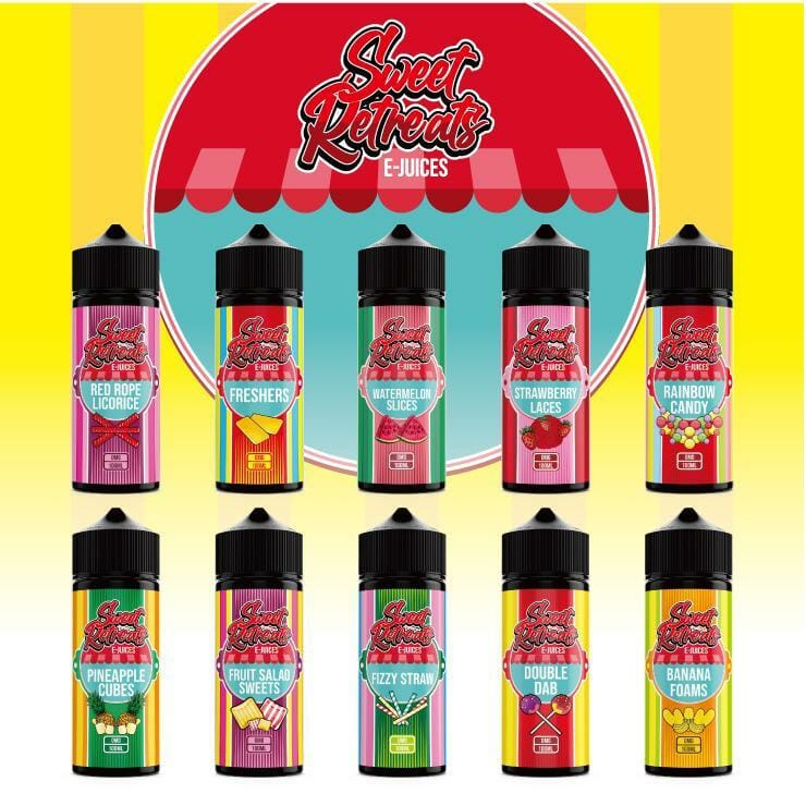 Sweet Retreats E Liquid - Banana Foams - 100ml