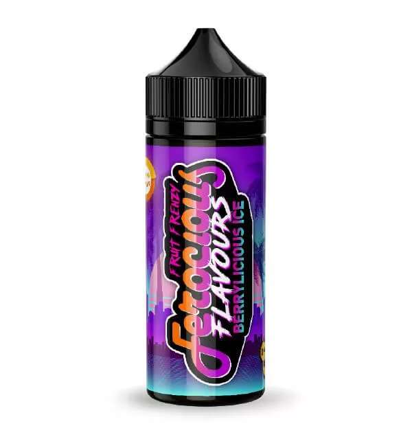 Ferocious Fruit Frenzy E Liquid  - Berrylicious Ice- 100ml 