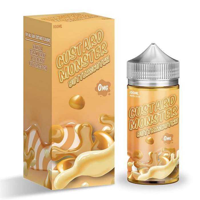 Custard Monster E Liquid - Butterscotch - 100ml