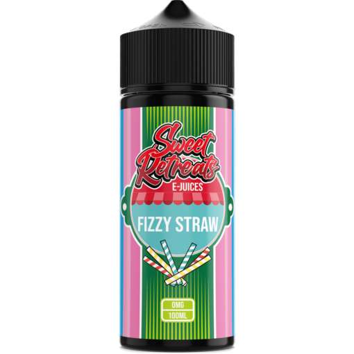  Sweet Retreats E Liquid - Fizzy Straw - 100ml 