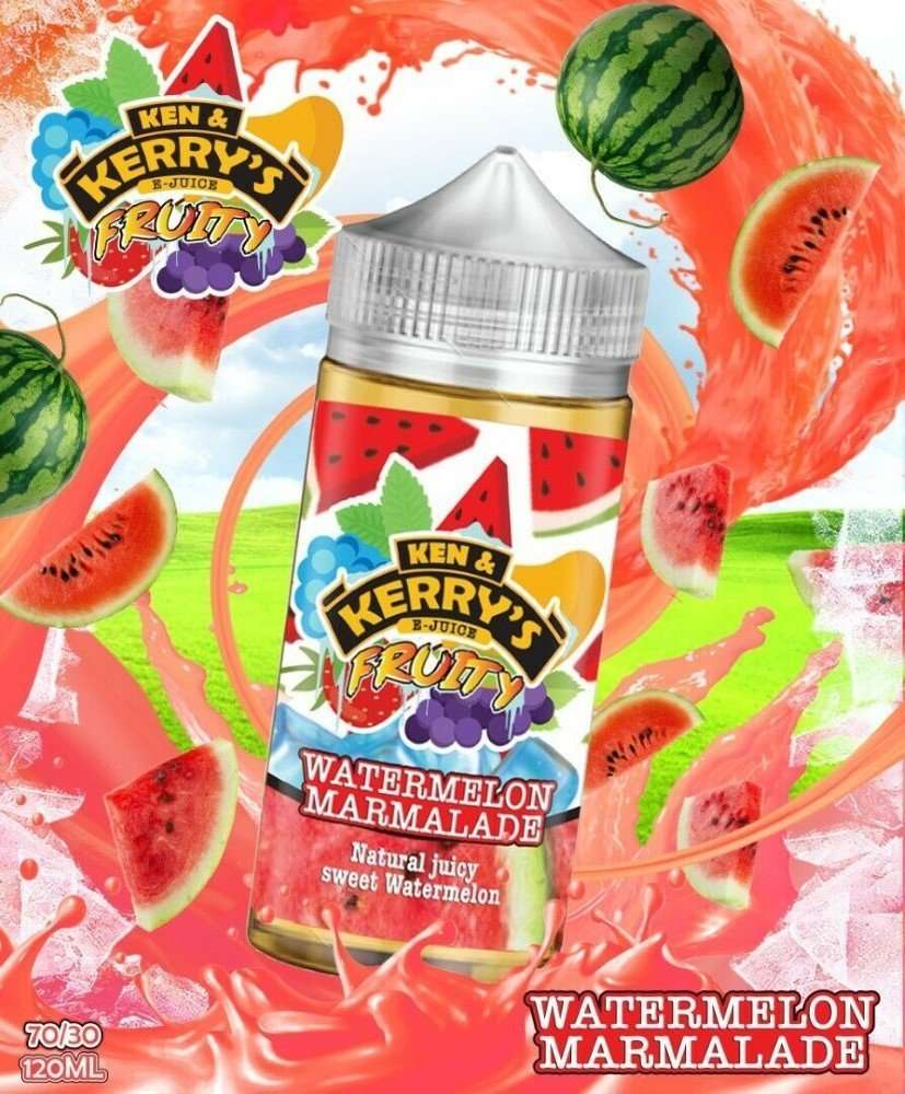  Ken & Kerry's E Liquid Fruity - Watermelon Marmalade - 100ml 