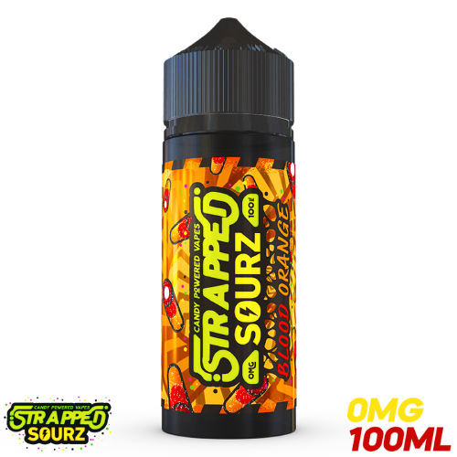 Strapped Sourz E Liquid - Blood Orange - 100ml