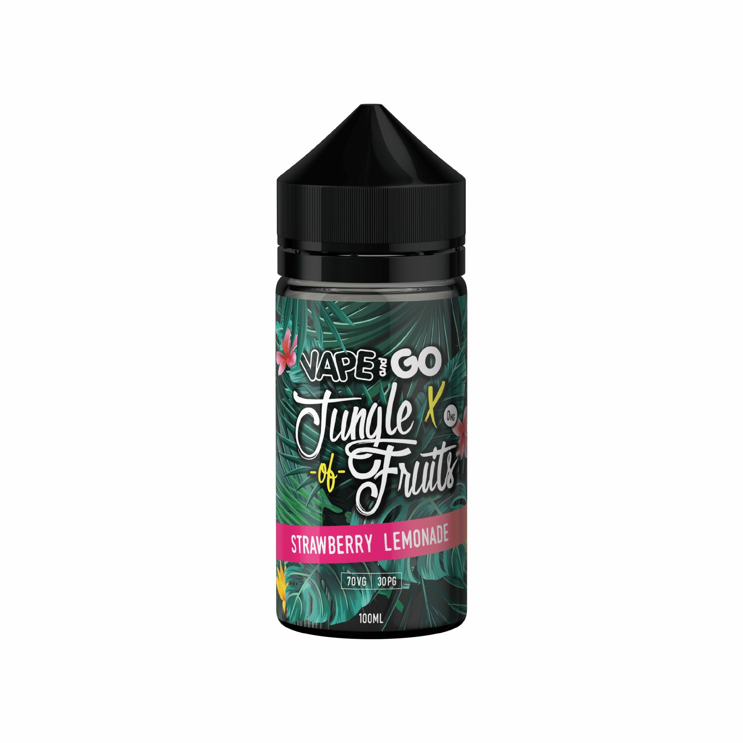 Strawberry Lemonade Shortfill E-Liquid by Vape and Go Jungle Fruits 100ml