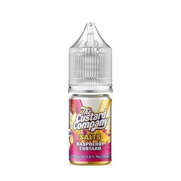 Raspberry Custard Nic Salt E-Liquid by The Custard Company 10ml