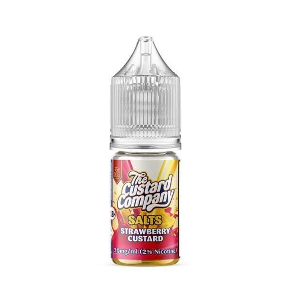 Strawberry Custard Nic Salt E-Liquid by The Custard Company 10ml