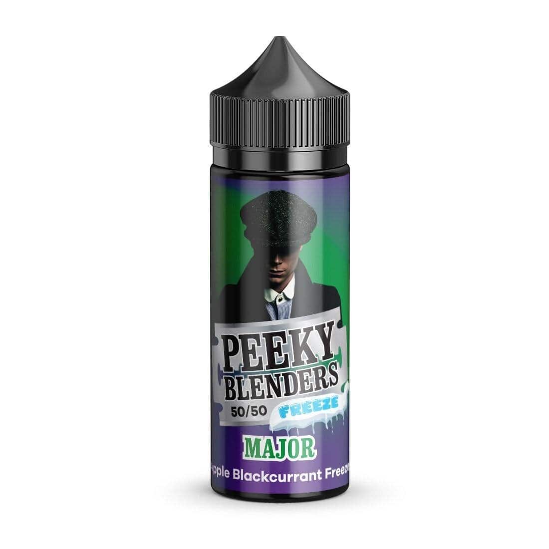 Peeky Blenders E Liquid Freeze – Major (Apple Blackcurrant Freeze) – 100ml