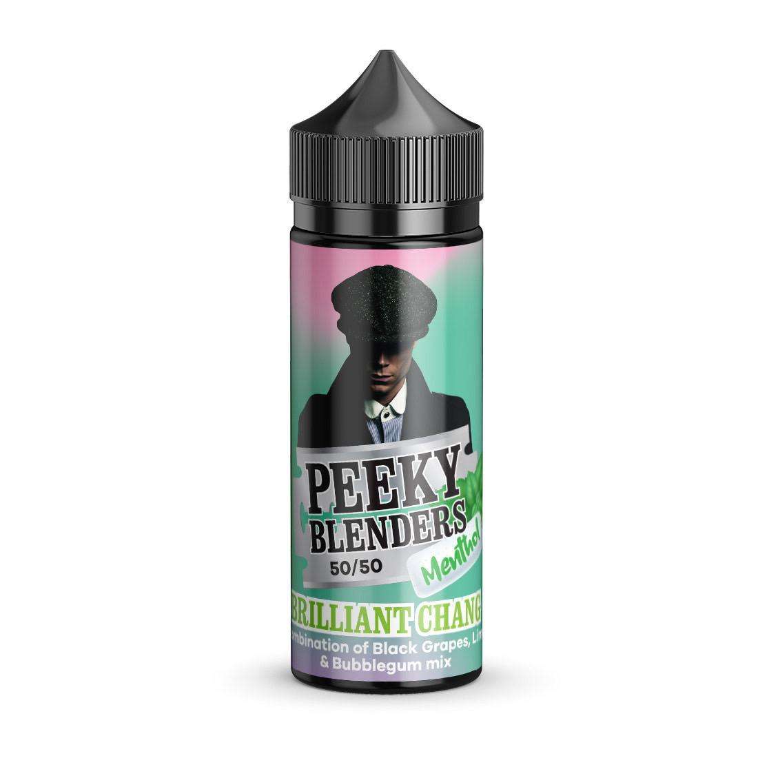  Peeky Blenders E Liquid Menthol – Brilliant Chang (Black Grape, Lime Bubblegum) – 100ml 