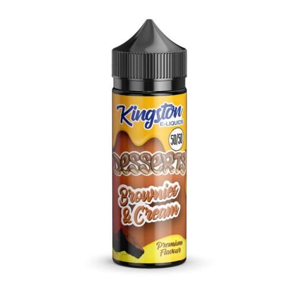 Kingston Desserts 50/50 - Brownies & Cream - 100ml