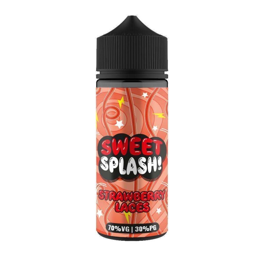  Sweet Splash E Liquid – Strawberry Laces – 100ml 