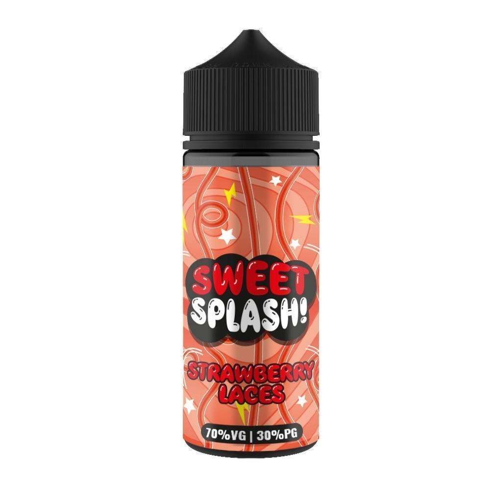 Sweet Splash E Liquid – Strawberry Laces – 100ml