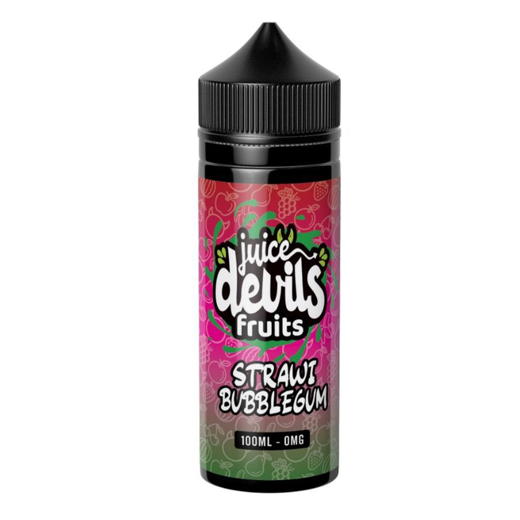 Juice Devils E Liquid Fruits Strawi Bubblegum 100ml Vape and Go