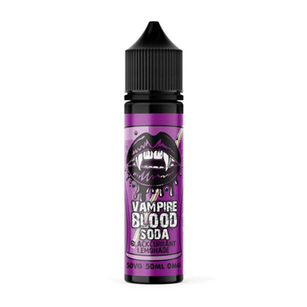 Vampire Blood E Liquid Soda - Blackcurrant Lemonade - 50ml