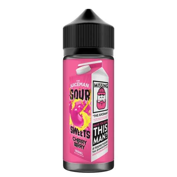  The Juiceman E Liquid Sour Sweets - Cherry Berry - 100ml 