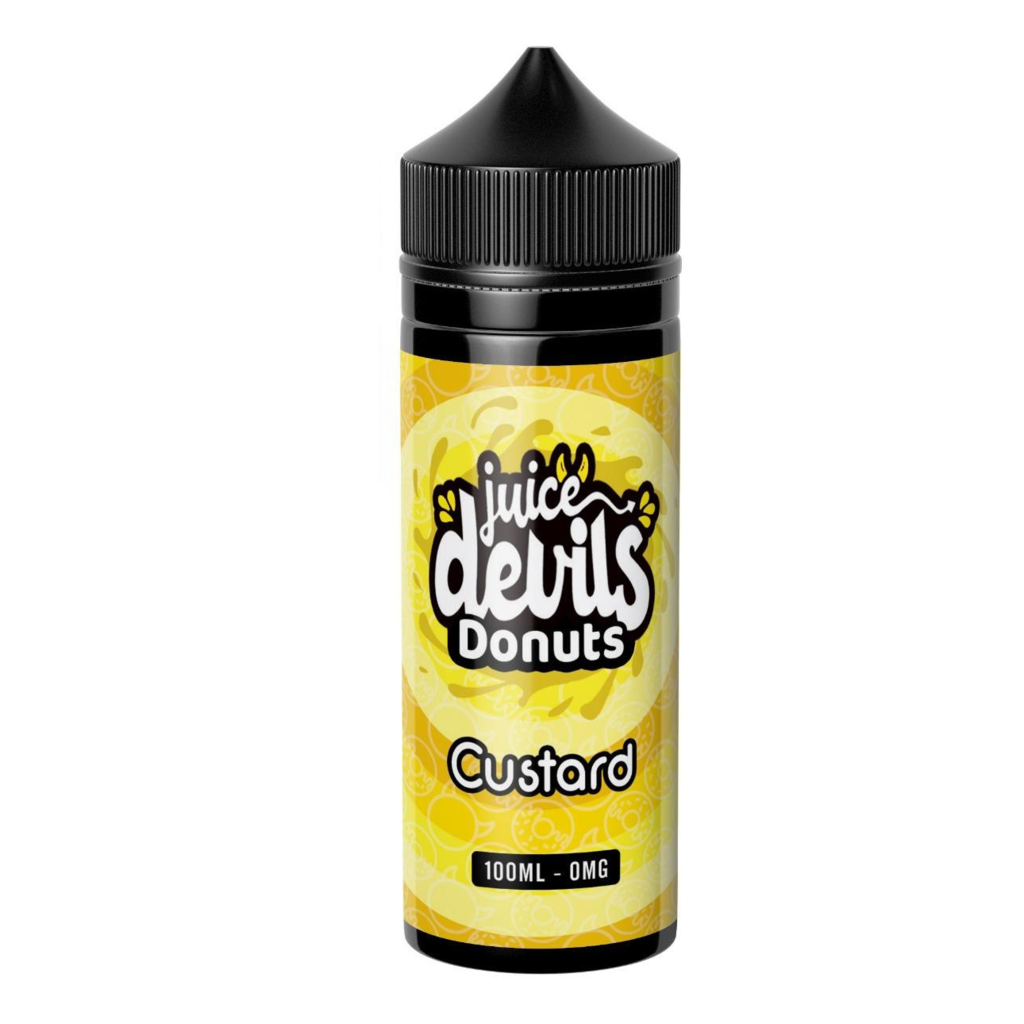 Juice Devils E Liquid Donuts – Custard – 100ml ( Expired 2023)