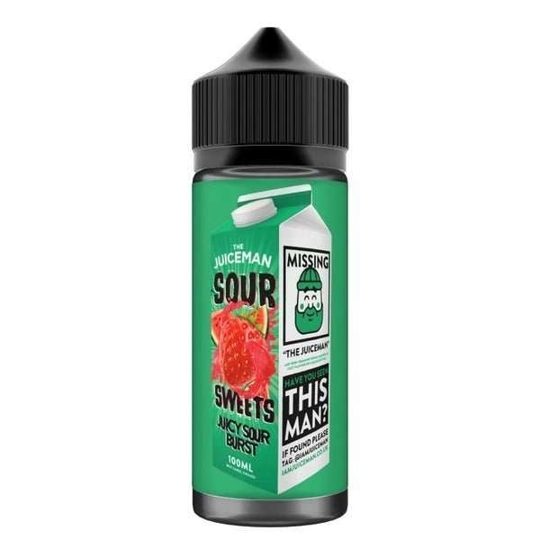 The Juiceman E Liquid Sour Sweets - Juicy Sour Burst - 100ml