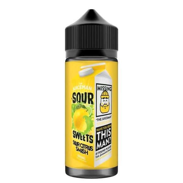  The Juiceman E Liquid Sour Sweets - Sour Citrus Smash - 100ml 