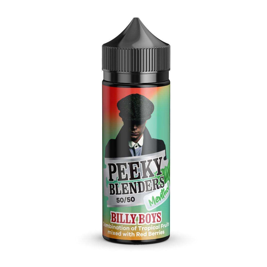 Peeky Blenders E Liquid – Billy Boys (Tropical Fruits & Red Berries) Menthol – 100ml