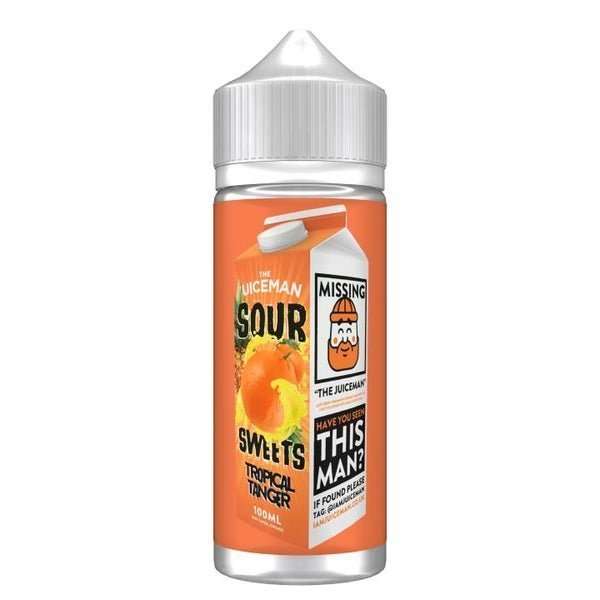 The Juiceman E Liquid Sour Sweets - Tropical Tanger - 100ml