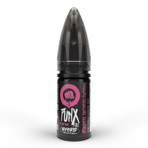 Strawberry, Raspberry & Blueberry Nic Salt E-Liquid by Punx By Riot Squad 10ml