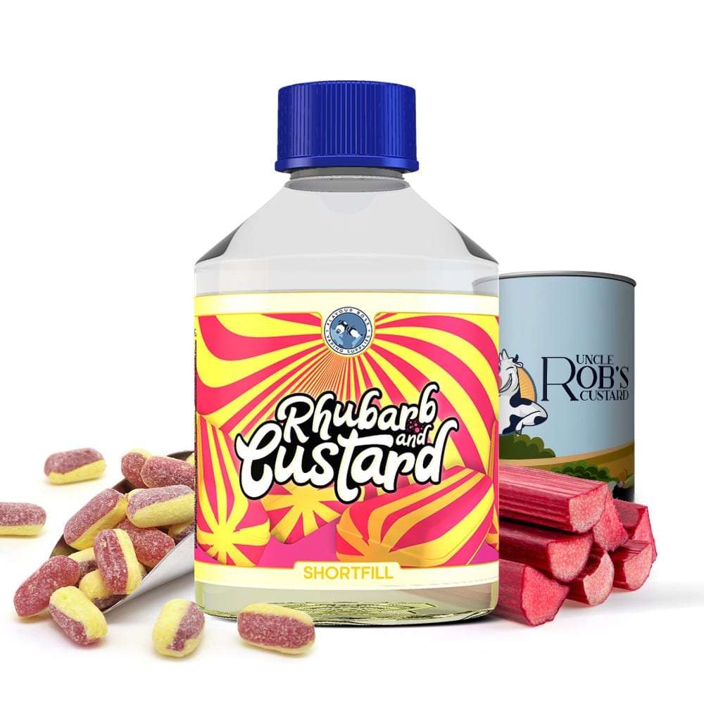  Flavour Boss E Liquid - Rhubarb & Custard - 200ml 