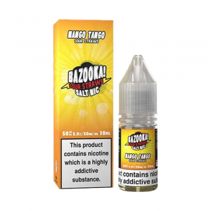 Mango Tango Sour Straws Nic Salt E-Liquid by Bazooka 10ml