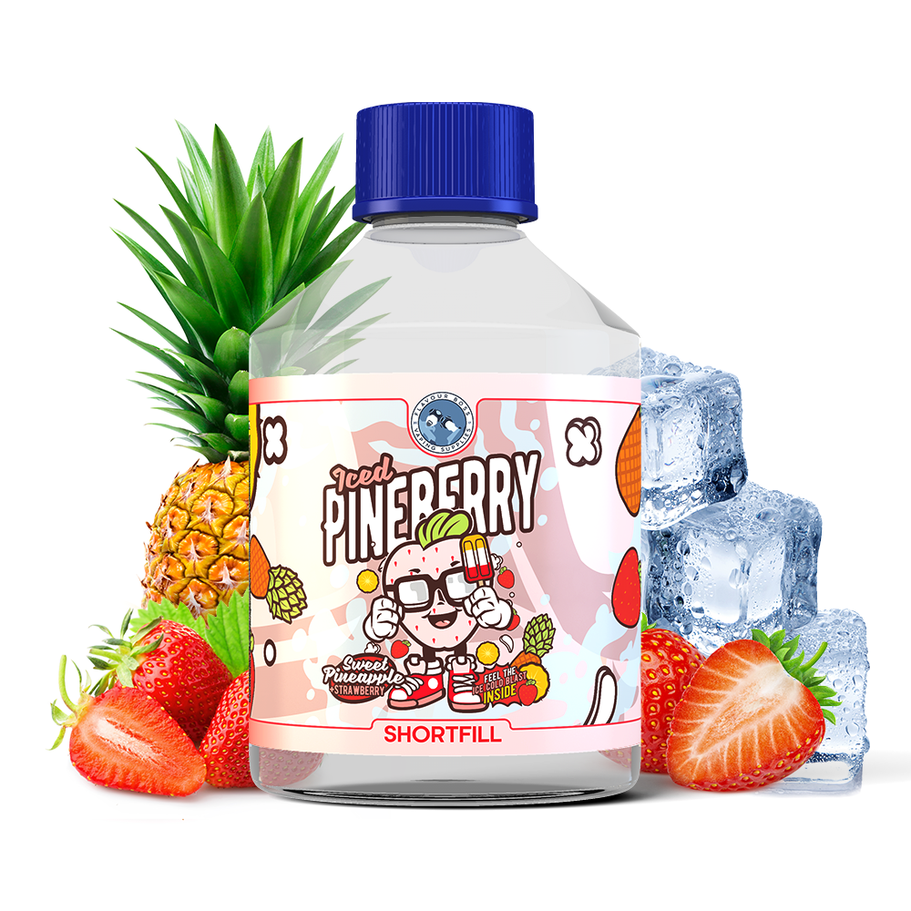 Flavour Boss E Liquid Pineberry Iced 200ml Vape and Go