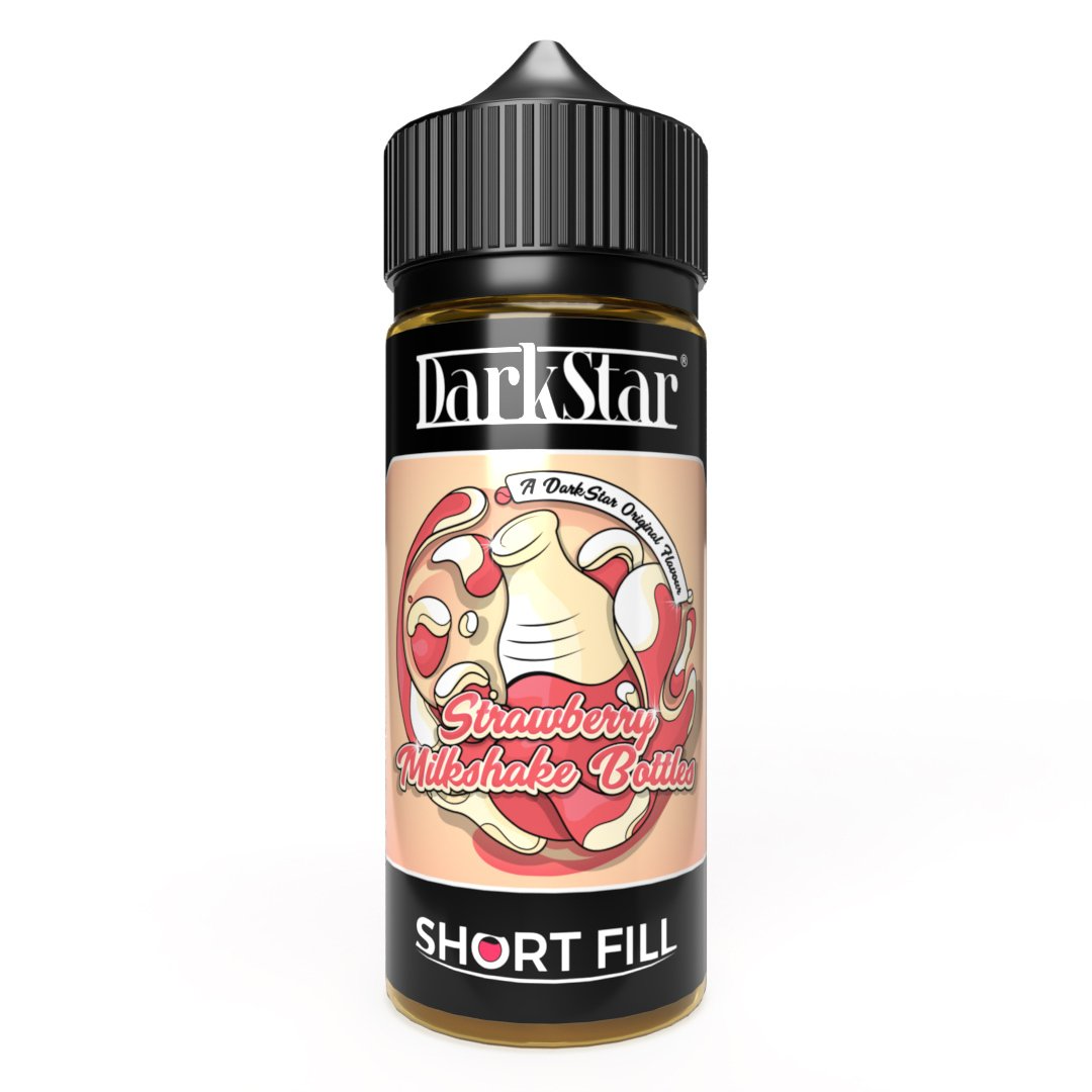 DarkStar E Liquid - Strawberry Milkshake Bottles - 100ml