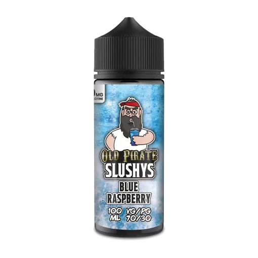 Old Pirate E Liquid Slushys - Blue Raspberry - 100ml