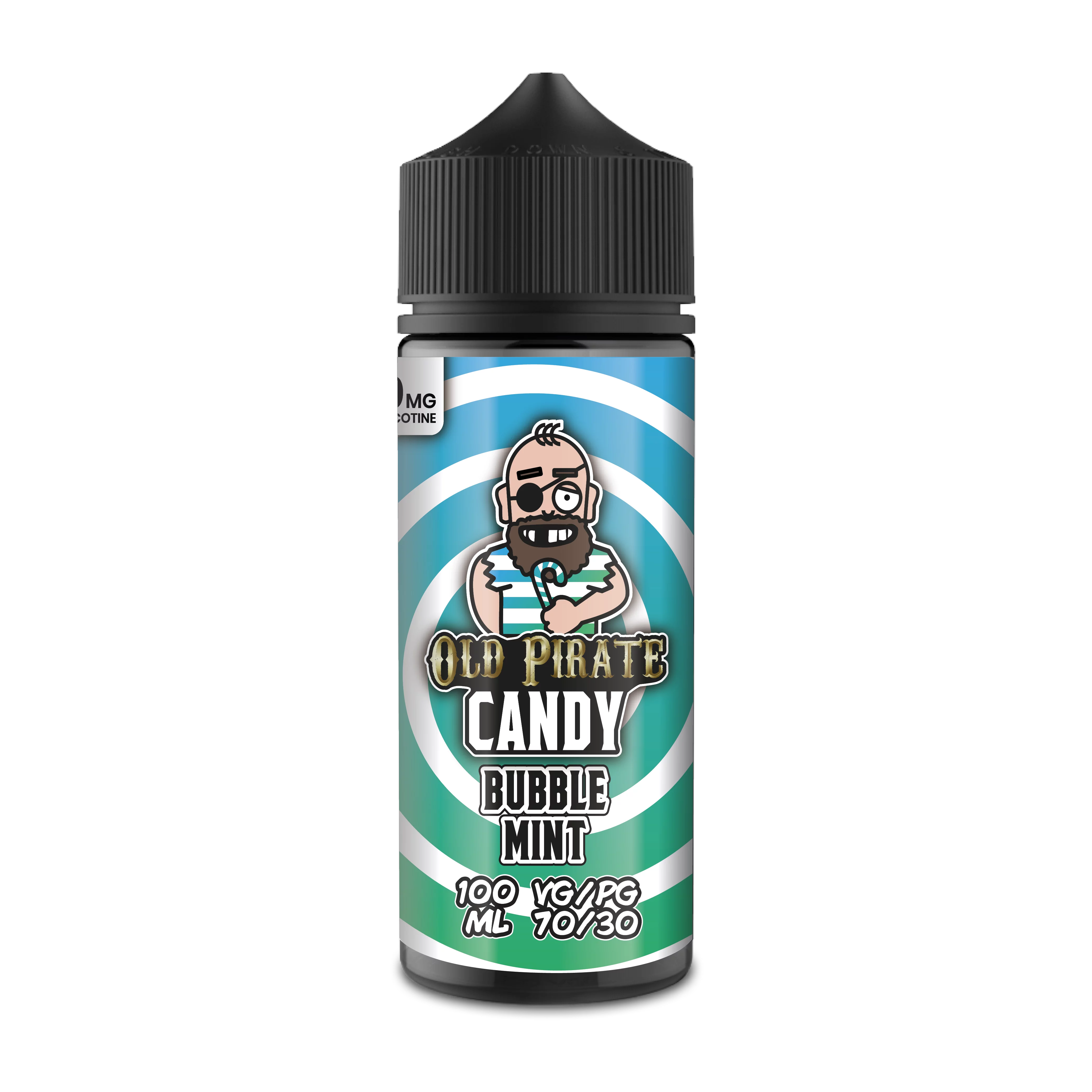 Old Pirate E Liquid Candy - Bubble Mint - 100ml