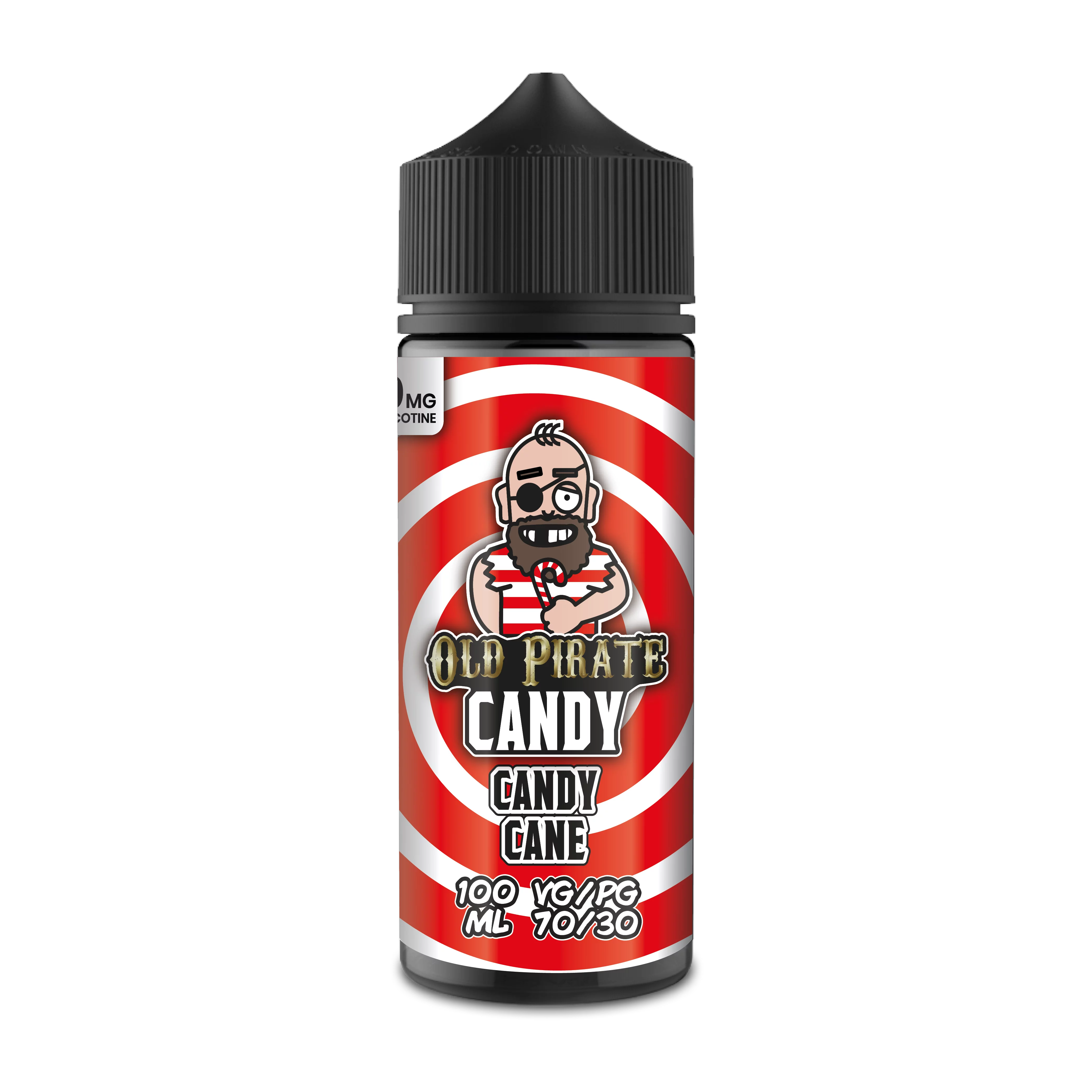  Old Pirate E Liquid Candy - Candy Cane - 100ml 