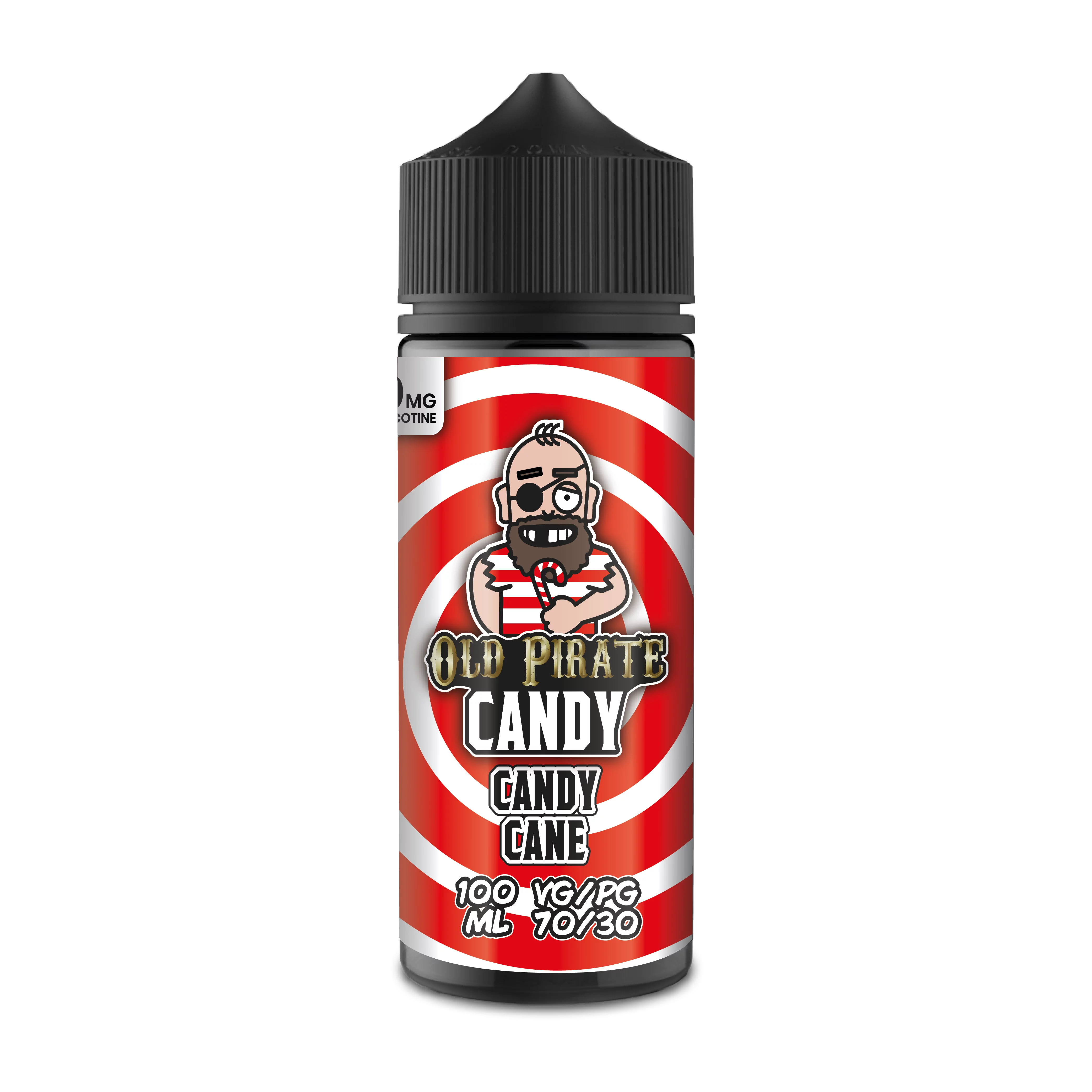 Old Pirate E Liquid Candy - Candy Cane - 100ml