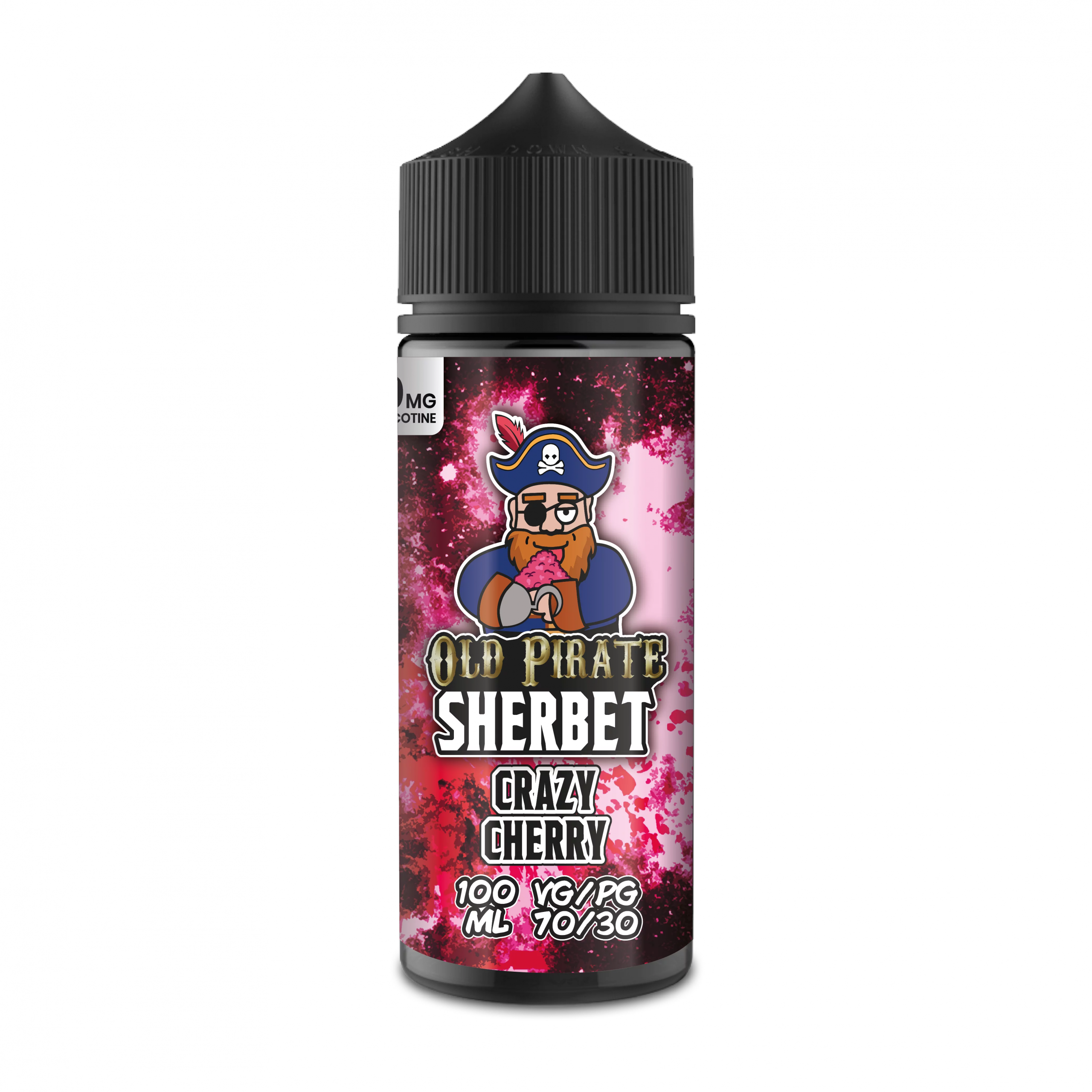 Old Pirate E Liquid Sherbet - Crazy Cherry - 100ml