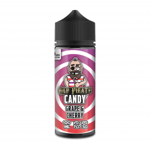 Old Pirate E Liquid Candy - Grape & Cherry - 100ml