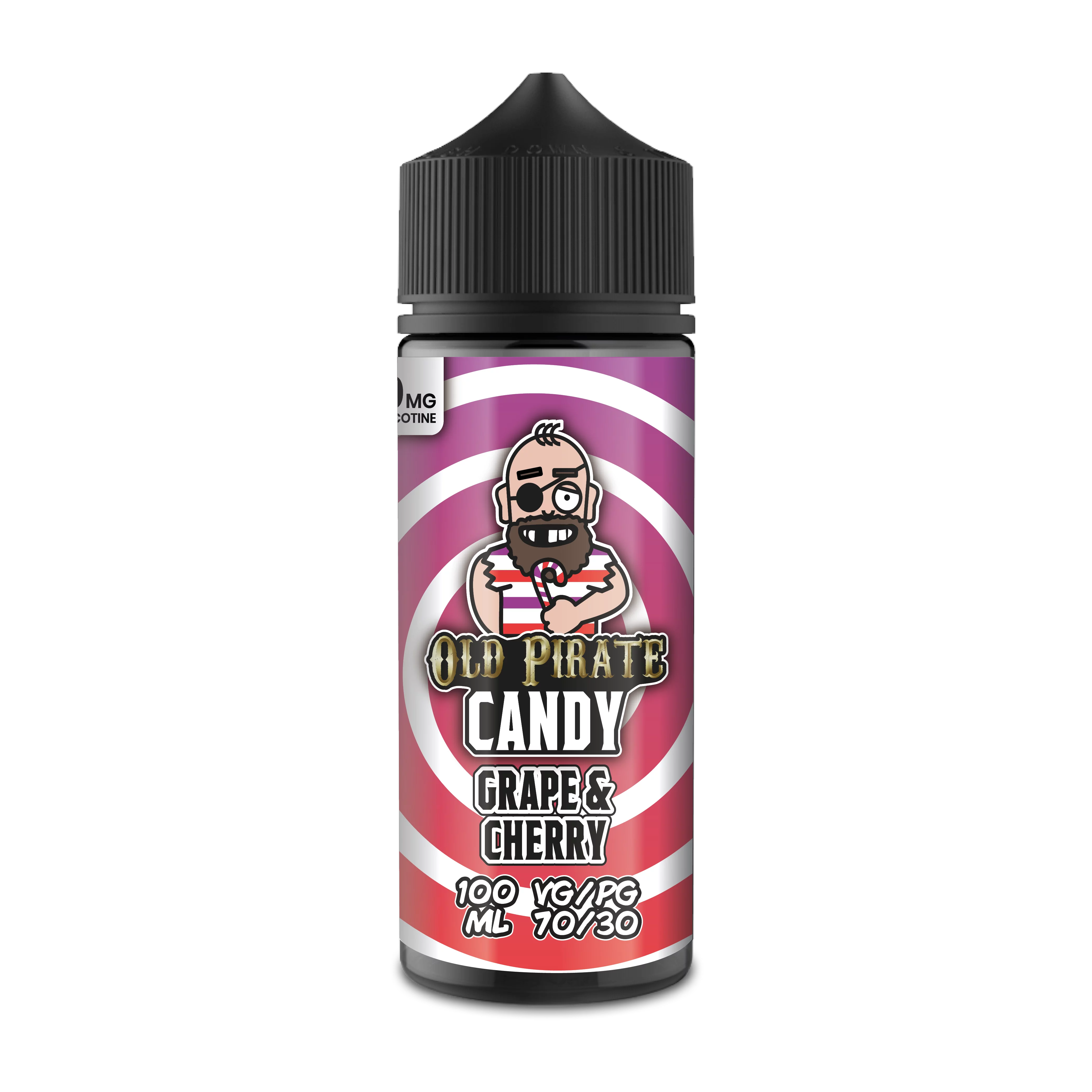  Old Pirate E Liquid Candy - Grape & Cherry - 100ml 
