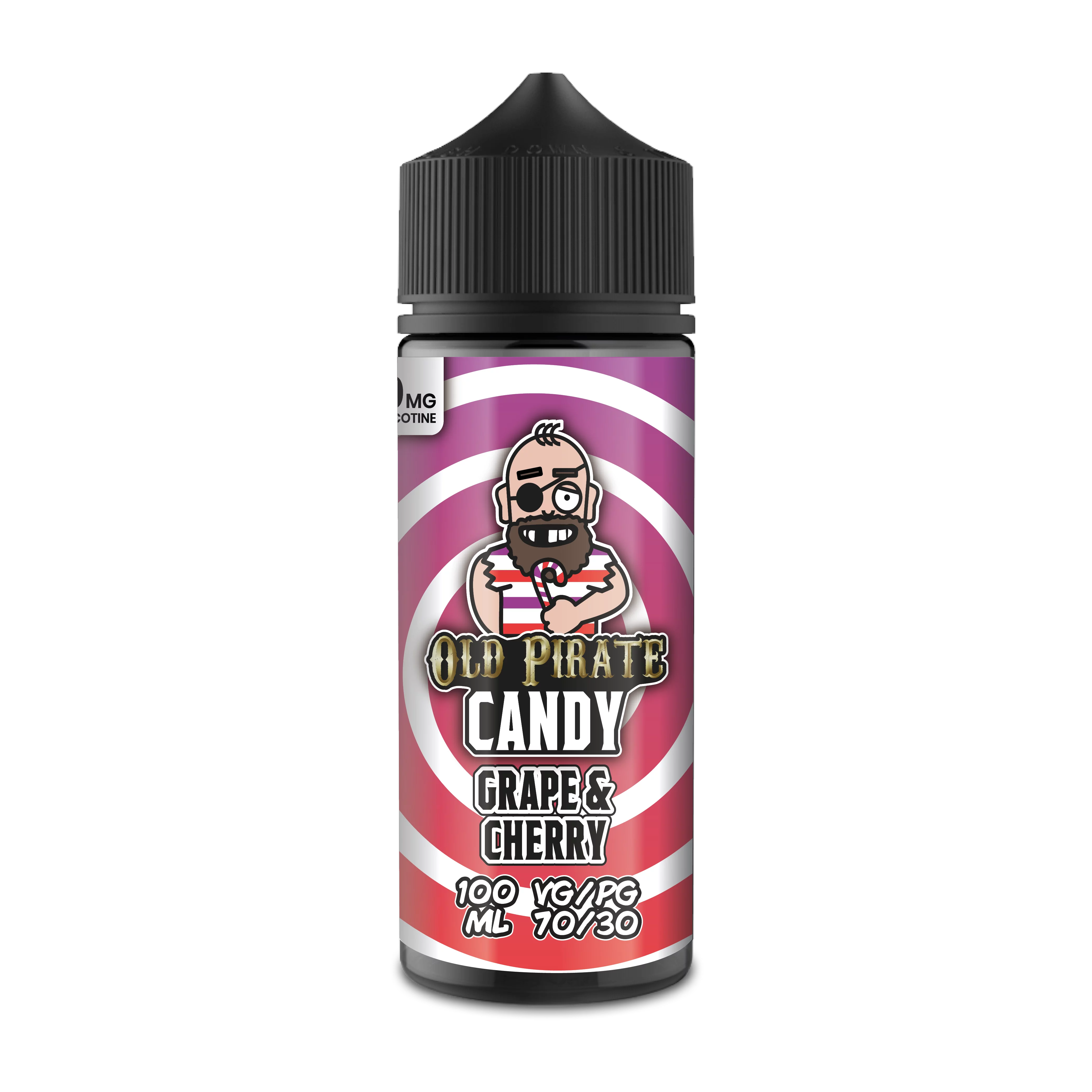 Old Pirate E Liquid Candy - Grape & Cherry - 100ml