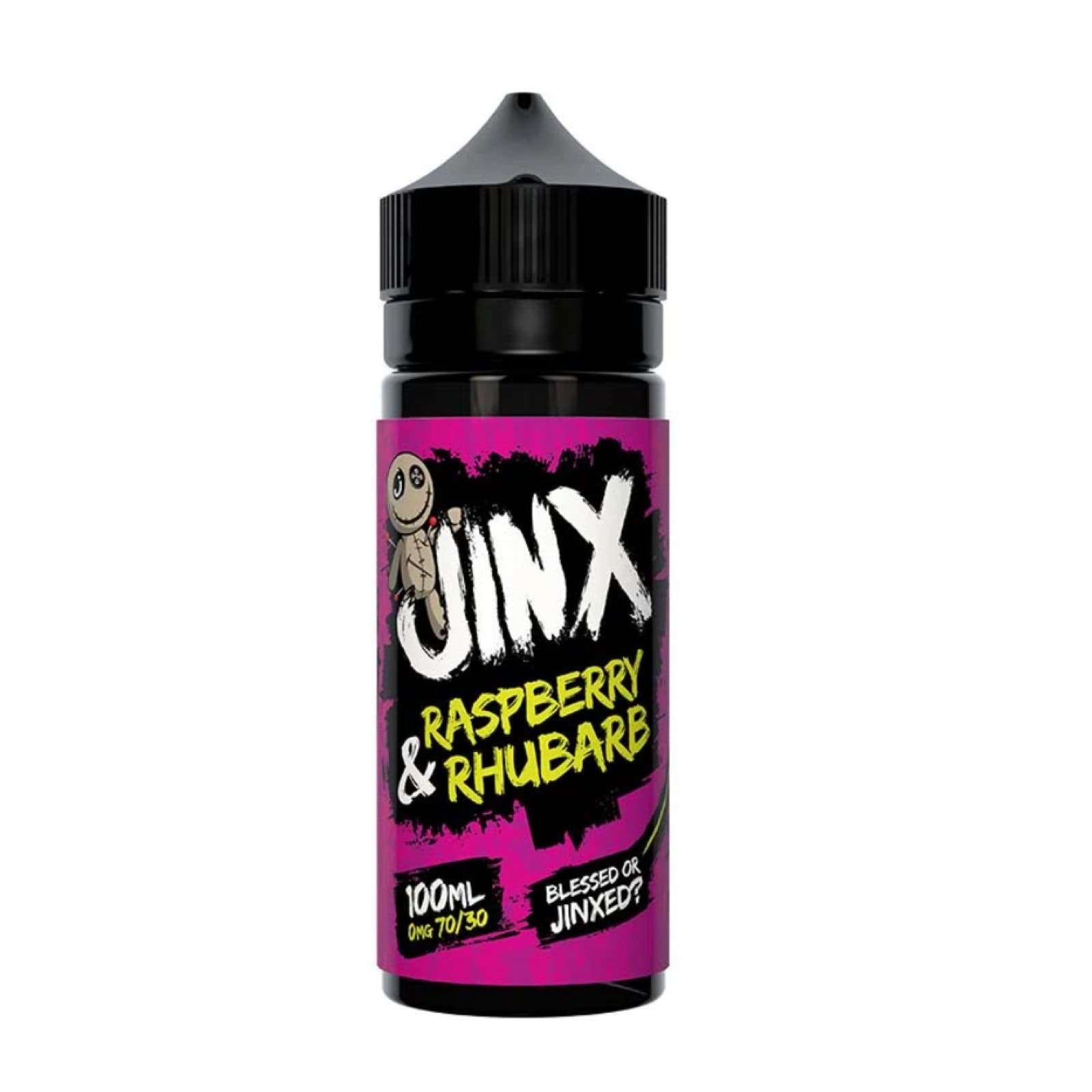  Jinx E Liquid - Raspberry & Rhubarb - 100ml 