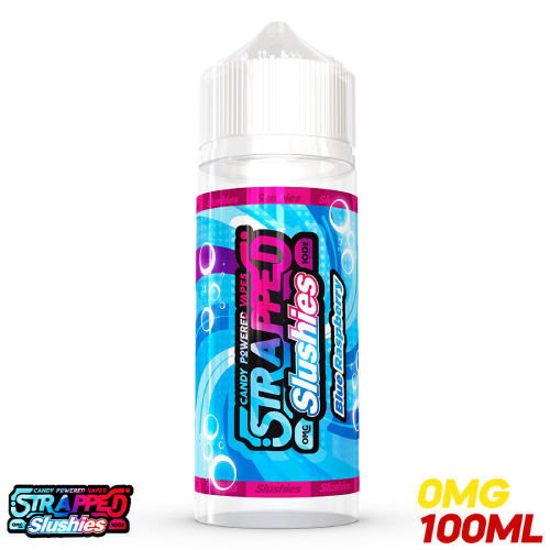 Strapped Slushies E Liquid - Blue Raspberry - 100ml