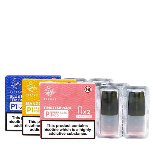 Elf Bar Mate P1 Prefilled E-Liquid Pods (Pack of 2) - Mad Blue