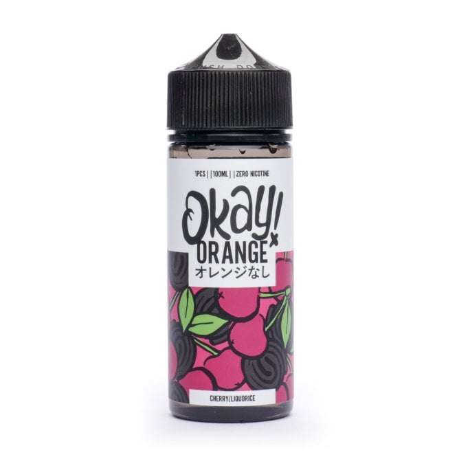 Okay ! Orange E Liquid - Cherry Liquorice - 100ml