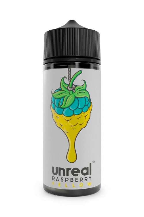 Unreal Raspberry E Liquid - Yellow - 100ml