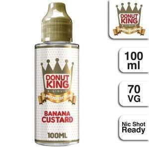 Donut King E Liquid Limited Edition - Banana Custard - 100ml