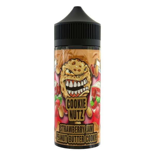  Cookie Nutz - Strawberry Jam Peanut Butter Cookie - 100ml 