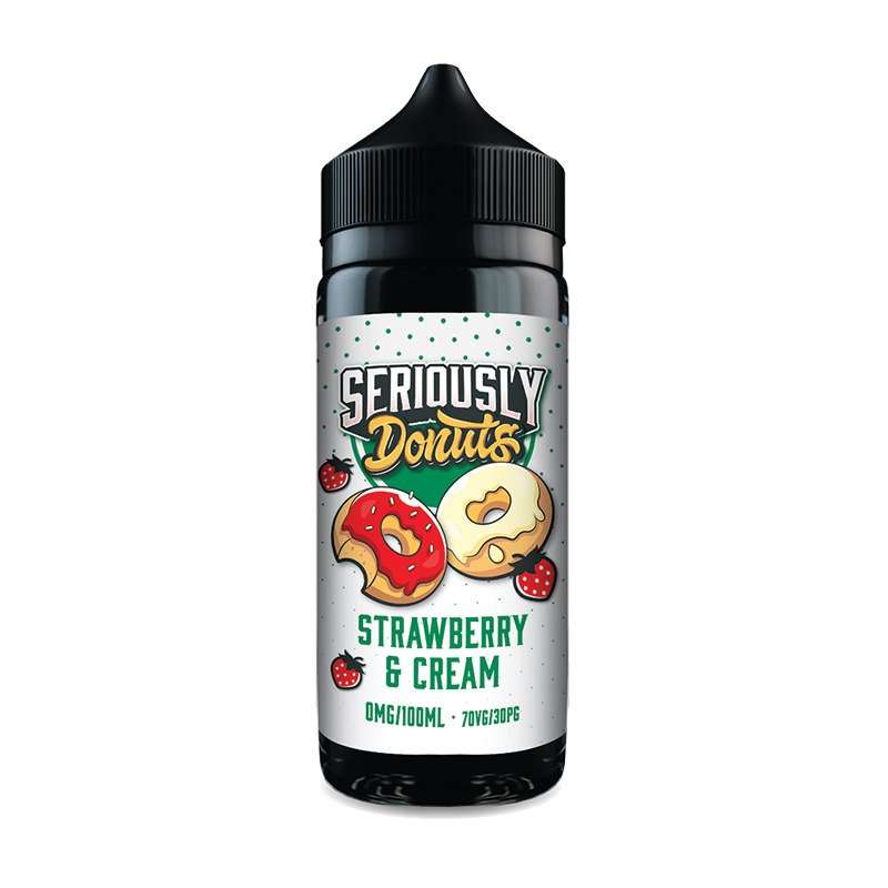 Doozy Seriously Donut E Liquid - Strawberry & Cream - 100ml