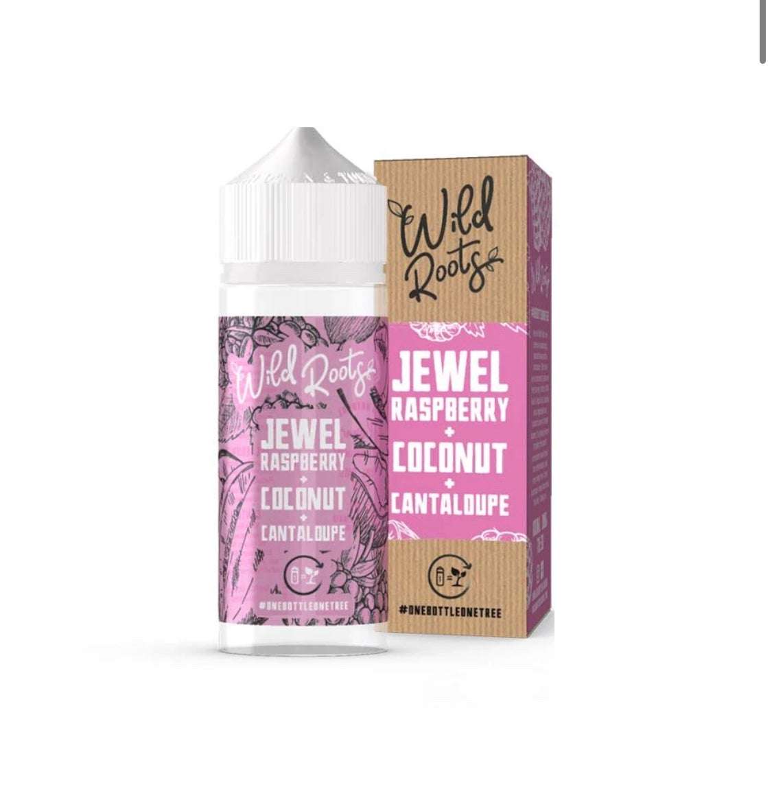 Wild Roots E Liquid - Jewel Raspberry, Coconut & Cantaloupe - 100ml